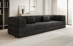 Lade das Bild in den Galerie-Viewer, Designer XXL Cord Sofa 3-Sitzer mit Schlaffunktion und Stauraum – Modern & Gemütlich