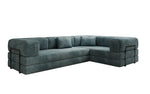 Lade das Bild in den Galerie-Viewer, Modernes Designer L-Sofa: Komfortables Cord-Ecksofa mit Schlaffunktion und Stauraum