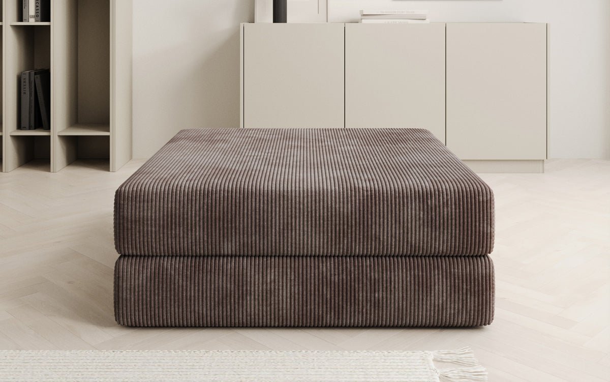 Gemütlicher Lazy Cord Beistellhocker: Stilvolle Fußstütze, Zusatzsitz & Modernes Design