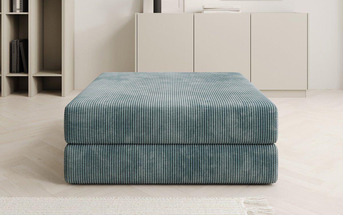 Gemütlicher Lazy Cord Beistellhocker: Stilvolle Fußstütze, Zusatzsitz & Modernes Design