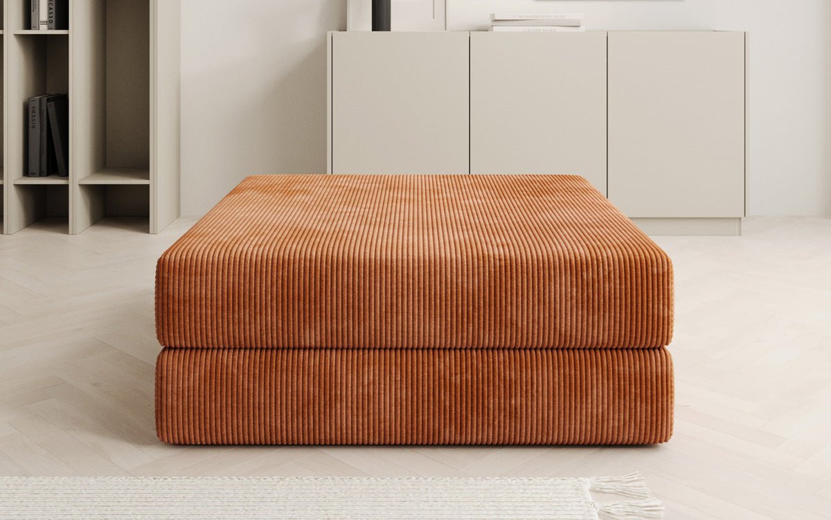 Lazy Cord Multifunktions-Sitzhocker mit Stauraum: Gemütlicher Fußhocker & Extra Sitzplatz