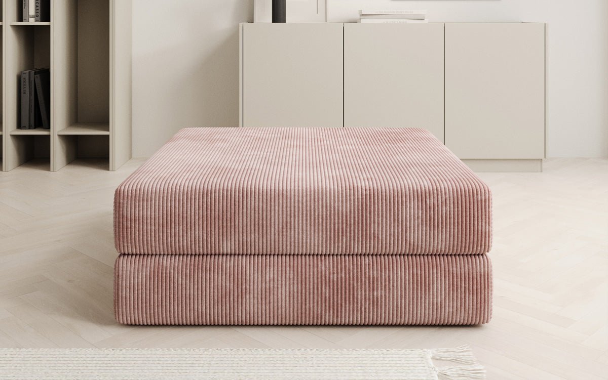 Gemütlicher Lazy Cord Beistellhocker: Stilvolle Fußstütze, Zusatzsitz & Modernes Design