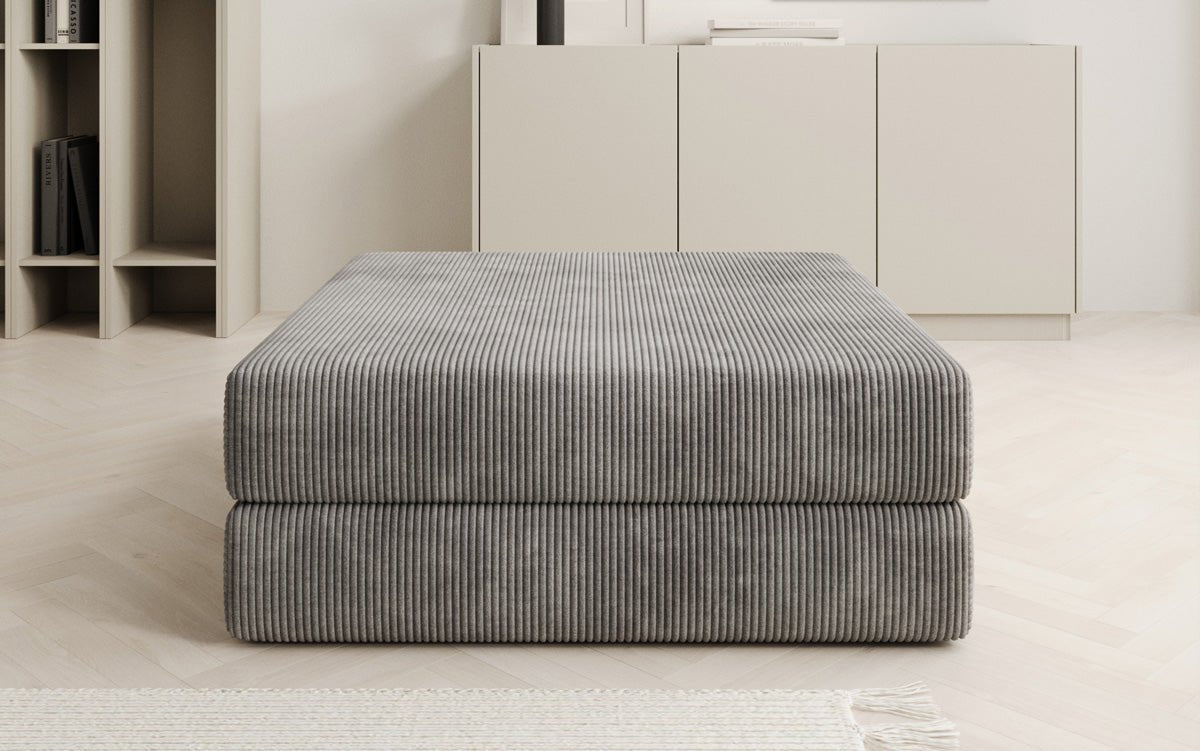 Lazy Cord Multifunktions-Sitzhocker mit Stauraum: Gemütlicher Fußhocker & Extra Sitzplatz