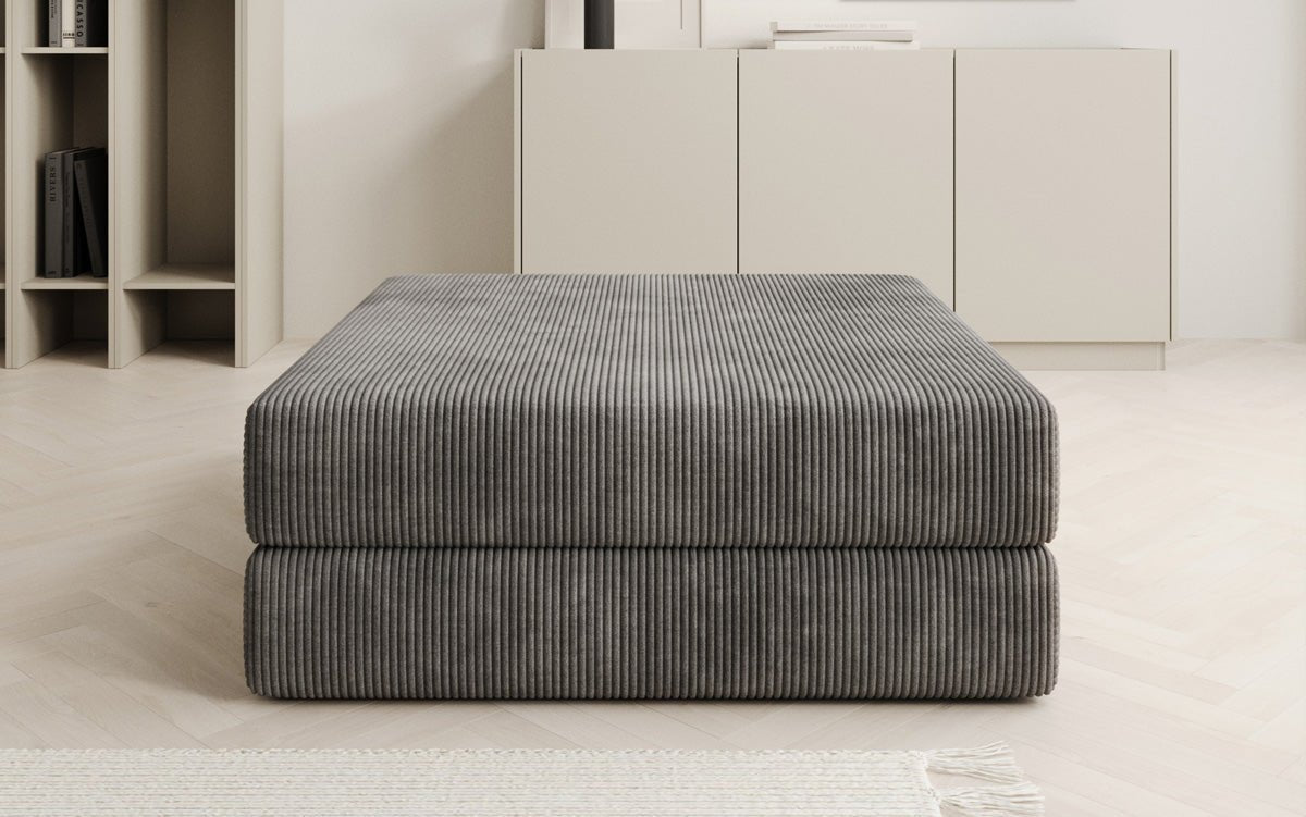 Lazy Cord Multifunktions-Sitzhocker mit Stauraum: Gemütlicher Fußhocker & Extra Sitzplatz