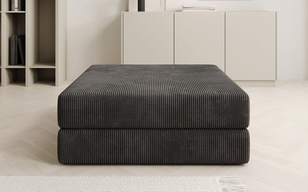 Gemütlicher Lazy Cord Beistellhocker: Stilvolle Fußstütze, Zusatzsitz & Modernes Design