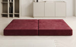 Lade das Bild in den Galerie-Viewer, Luxuriöser Samt Beistellhocker Lazy: Stilvoller Pouf für Komfort und Eleganz