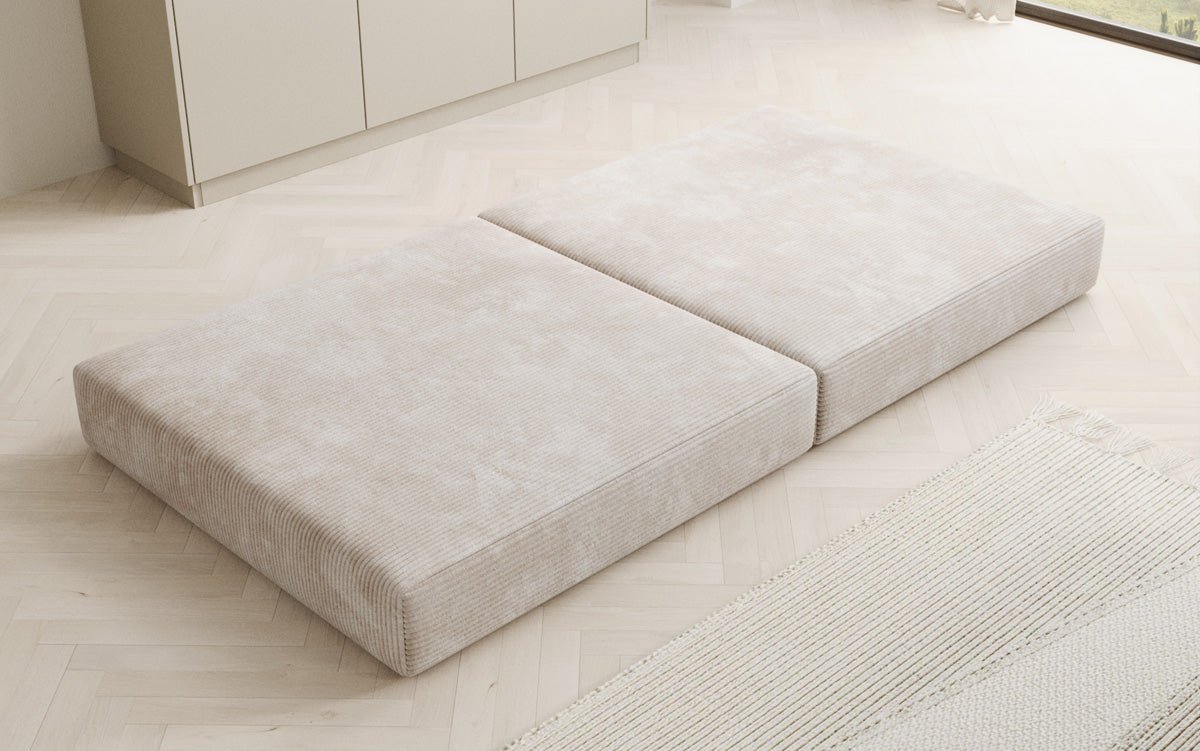 Gemütlicher Lazy Cord Beistellhocker: Stilvolle Fußstütze, Zusatzsitz & Modernes Design