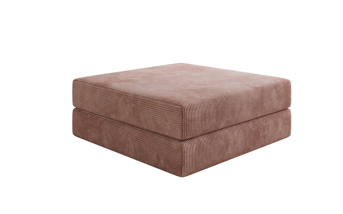 Gemütlicher Lazy Cord Beistellhocker: Stilvolle Fußstütze, Zusatzsitz & Modernes Design