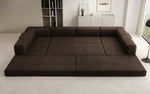 Lade das Bild in den Galerie-Viewer, Luxuriöses Designer U-Sofa Lazy Bouclé: Modern, Gemütlich, Vielseitig, mit Schlaffunktion