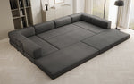 Lade das Bild in den Galerie-Viewer, Luxuriöses Designer U-Sofa Lazy Bouclé: Modern, Gemütlich, Vielseitig, mit Schlaffunktion