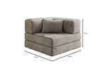 Lade das Bild in den Galerie-Viewer, Luxuriöser Samt-Relax-Sessel: Ergonomisch, Bequem, mit Schlaffunktion und Stauraum