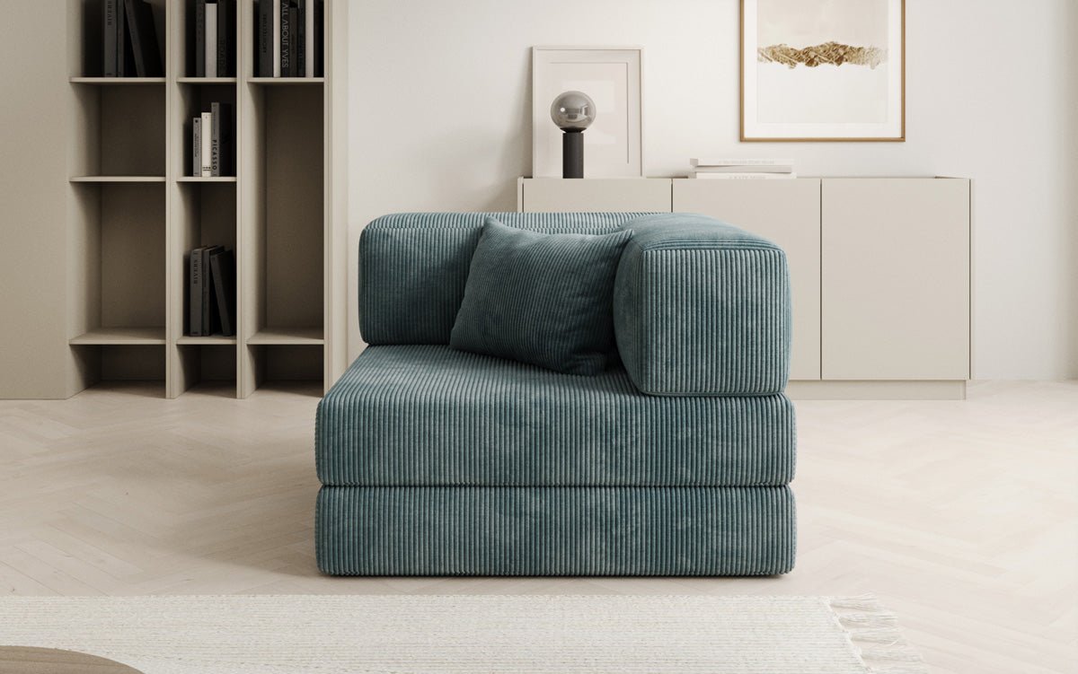 Luxuriöser Cord Designer Sessel: Bequemer Relax-Sofa-Sessel für Modernes Wohnzimmer