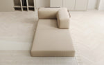 Lade das Bild in den Galerie-Viewer, Luxuriöser Lazy Bouclé Designer Sofa-Sessel mit Schlaffunktion und Stauraum