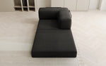 Lade das Bild in den Galerie-Viewer, Luxuriöser Lazy Bouclé Designer Sofa-Sessel mit Schlaffunktion und Stauraum