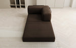 Lade das Bild in den Galerie-Viewer, Luxuriöser Lazy Bouclé Designer Sofa-Sessel mit Schlaffunktion und Stauraum