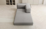 Lade das Bild in den Galerie-Viewer, Luxuriöser Lazy Bouclé Designer Sofa-Sessel mit Schlaffunktion und Stauraum