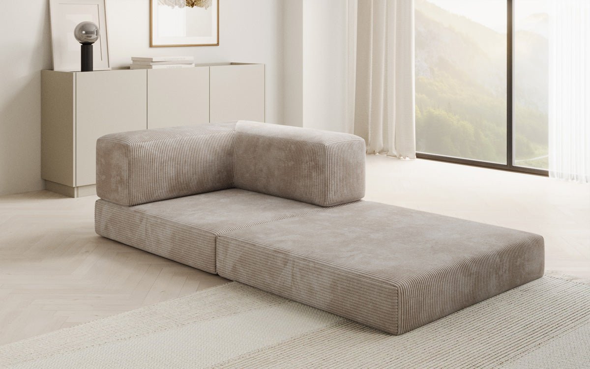Luxuriöser Cord Designer Sessel: Bequemer Relax-Sofa-Sessel für Modernes Wohnzimmer