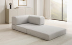 Lade das Bild in den Galerie-Viewer, Luxuriöser Lazy Bouclé Designer Sofa-Sessel mit Schlaffunktion und Stauraum