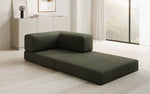 Lade das Bild in den Galerie-Viewer, Luxuriöser Lazy Bouclé Designer Sofa-Sessel mit Schlaffunktion und Stauraum