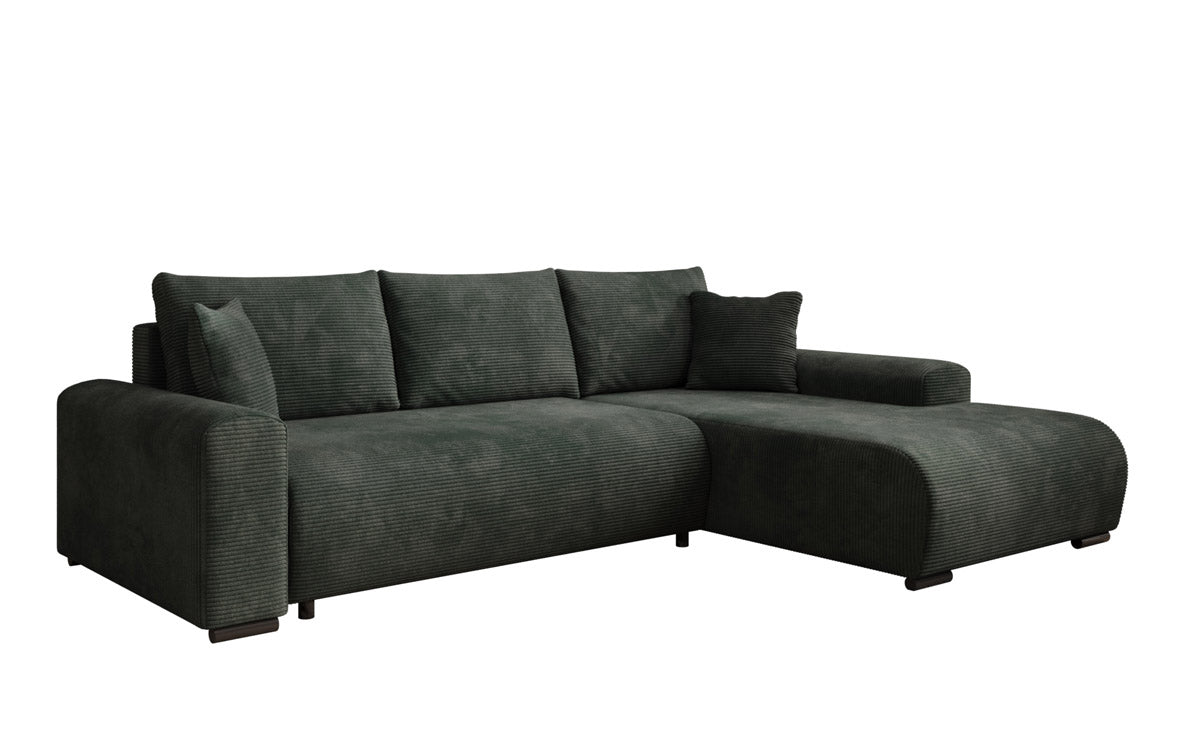 Luxuriöses Designer-Schlafsofa 'Nelly' mit Funktionen und praktischem Stauraum