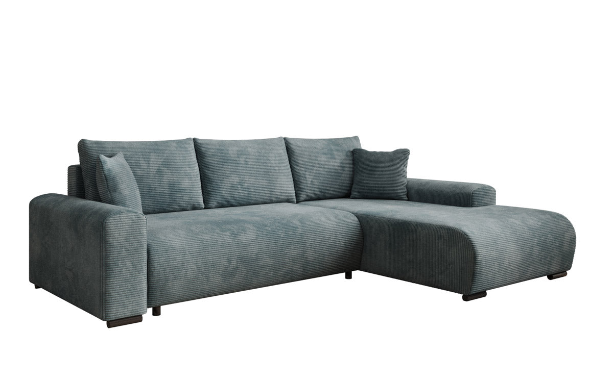 Luxuriöses Designer-Schlafsofa 'Nelly' mit Funktionen und praktischem Stauraum