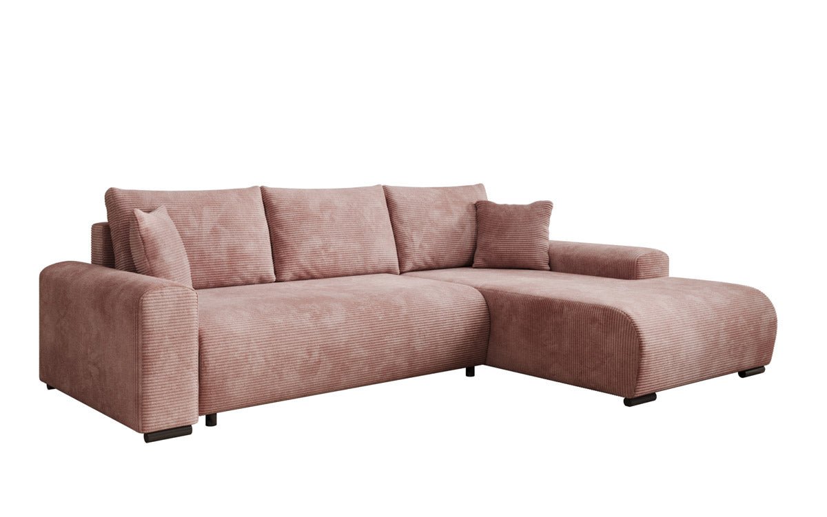 Luxuriöses Designer-Schlafsofa 'Nelly' mit Funktionen und praktischem Stauraum