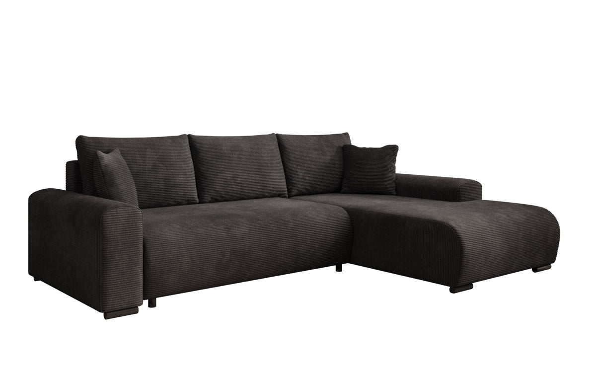 Luxuriöses Designer-Schlafsofa 'Nelly' mit Funktionen und praktischem Stauraum