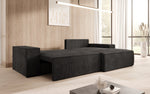 Lade das Bild in den Galerie-Viewer, Corino Designer Ecksofa aus Cordstoff mit Schlaffunktion und Klappfunktion