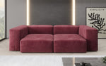 Lade das Bild in den Galerie-Viewer, Luxuriöses Snug 2-Sitzer Samtsofa: Modernes Design, Ultrakomfortabel für Ihr Wohnzimmer