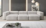 Lade das Bild in den Galerie-Viewer, Luxuriöses Designer 3-Sitzer Samtsofa Snug – Komfortables Wohnzimmer Sofa mit Stil