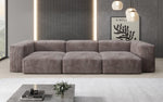 Lade das Bild in den Galerie-Viewer, Designer 3-Sitzer Cord Sofa Snug – Gemütliches, Modernes Luxus Wohnzimmer Sofa