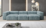 Lade das Bild in den Galerie-Viewer, Designer 3-Sitzer Cord Sofa Snug – Gemütliches, Modernes Luxus Wohnzimmer Sofa