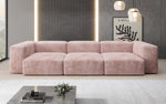 Lade das Bild in den Galerie-Viewer, Gemütliches Designer 3-Sitzer Cordsofa Snug für modernes Wohnzimmer – Stilvoller Komfort