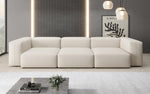Lade das Bild in den Galerie-Viewer, Designer 3-Sitzer Sofa Snug: Luxuriöses Stoff-Sofa für modernes Wohnzimmer