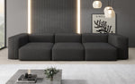 Lade das Bild in den Galerie-Viewer, Designer 3-Sitzer Sofa Snug: Luxuriöses Stoff-Sofa für modernes Wohnzimmer