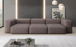 Lade das Bild in den Galerie-Viewer, Designer 3-Sitzer Sofa Snug: Luxuriöses Stoff-Sofa für modernes Wohnzimmer