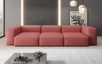 Lade das Bild in den Galerie-Viewer, Designer 3-Sitzer Sofa Snug: Luxuriöses Stoff-Sofa für modernes Wohnzimmer