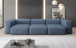 Lade das Bild in den Galerie-Viewer, Designer 3-Sitzer Sofa Snug: Luxuriöses Stoff-Sofa für modernes Wohnzimmer