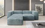 Lade das Bild in den Galerie-Viewer, Gemütliches Designer L-Sofa Snug Mini aus Cordstoff für modernes Wohnen