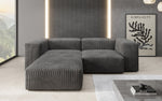 Lade das Bild in den Galerie-Viewer, Luxuriöses L-Sofa Snug Mini: Modulares Ecksofa aus Cordstoff für modernes Wohnen
