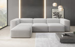 Lade das Bild in den Galerie-Viewer, Gemütliches L-Sofa aus Bouclé: Luxus und Komfort für Ihr Zuhause