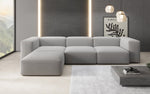 Lade das Bild in den Galerie-Viewer, Gemütliches L-Sofa aus Bouclé: Luxus und Komfort für Ihr Zuhause