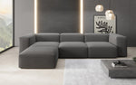 Lade das Bild in den Galerie-Viewer, Gemütliches L-Sofa aus Bouclé: Luxus und Komfort für Ihr Zuhause