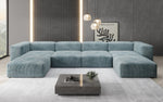 Lade das Bild in den Galerie-Viewer, Luxuriöses U-Sofa Snug im Cord-Design – Modern, Gemütlich, Großzügig für Ihr Wohnzimmer