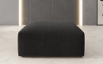 Lade das Bild in den Galerie-Viewer, Luxuriöser Bouclé Beistellhocker Snug: Stilvoller Akzent, Robust & Vielseitig, 80cm Durchmesser