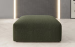 Lade das Bild in den Galerie-Viewer, Luxuriöser Bouclé Beistellhocker Snug: Stilvoller Akzent, Robust & Vielseitig, 80cm Durchmesser