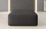 Lade das Bild in den Galerie-Viewer, Gemütlicher 80cm Snug Stoff-Pouf: Vielseitiger Hocker, Fußstütze & Beistelltisch