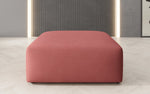 Lade das Bild in den Galerie-Viewer, Gemütlicher 80cm Snug Stoff-Pouf: Vielseitiger Hocker, Fußstütze & Beistelltisch
