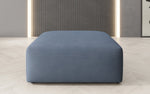 Lade das Bild in den Galerie-Viewer, Gemütlicher 80cm Snug Stoff-Pouf: Vielseitiger Hocker, Fußstütze & Beistelltisch
