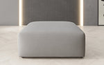 Lade das Bild in den Galerie-Viewer, Gemütlicher 80cm Snug Stoff-Pouf: Vielseitiger Hocker, Fußstütze & Beistelltisch